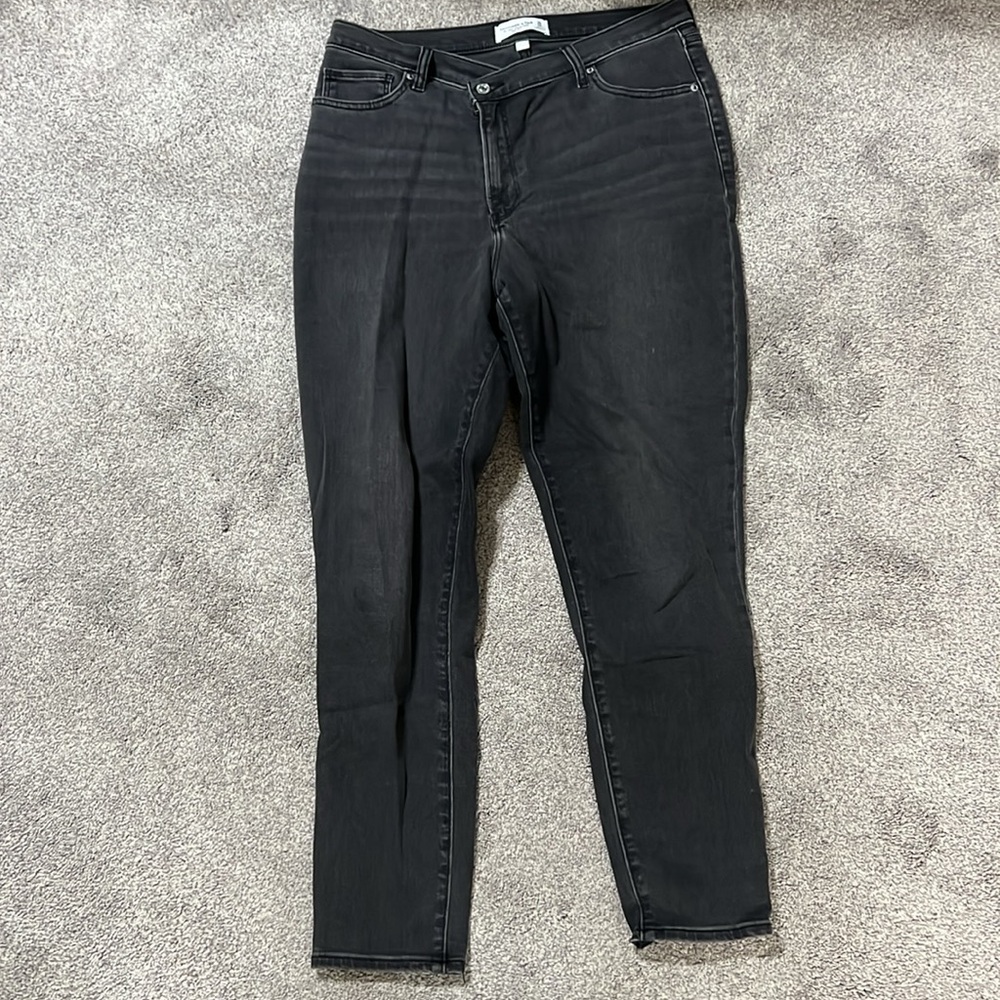 Abercrombie The Super Skinny Ankle High Rise Jeans Curve Love